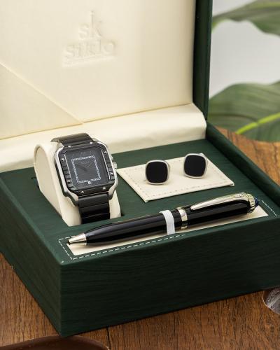 طقم رجالي استيل كلاسيكي