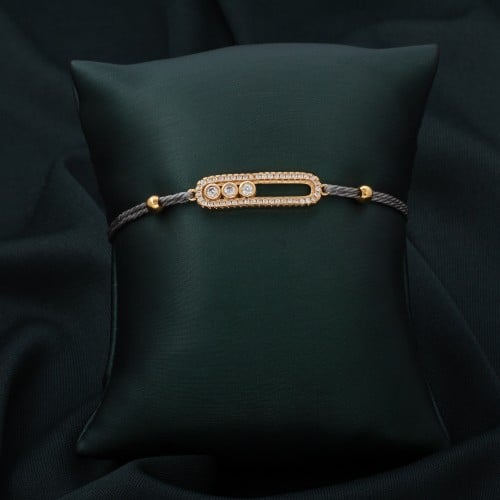 اسوارة نسائية خيط ناعمه بفصوص كريستال