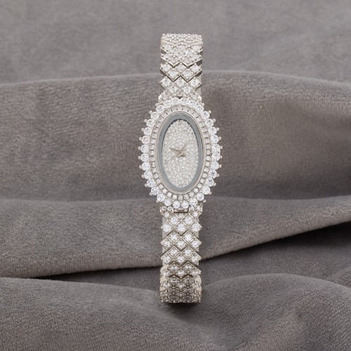 ساعة نسائية سهرات فصوص زركون ساحره..