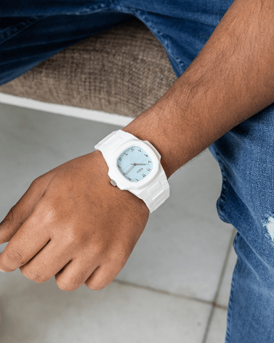 فايبر نقش عربي ابيض سماوي