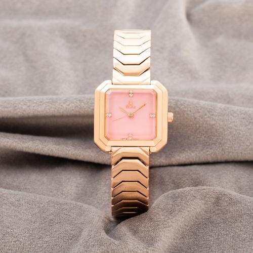 ساعه استيل باللون النحاسي