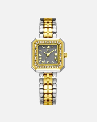 ساعة حصرية باللون المكس الرصاصي