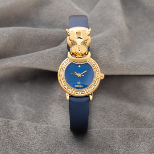 الساعة النسائية الجلد ذات التفاصيل المميزة لإطلالة...