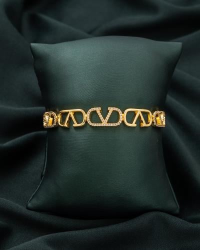 اسوارة استيل باللون الذهبي