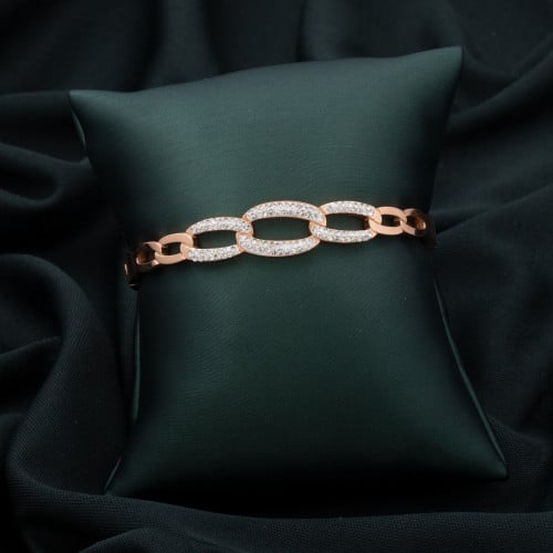 اسوارة نسائية باللون النحاسي