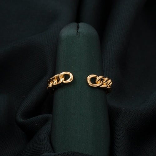 خاتم نسائي زركون بتصميم ملفت