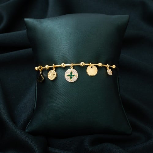 اسوارة نسائية متفردة بايقونات متدلية لامعه متعددة...