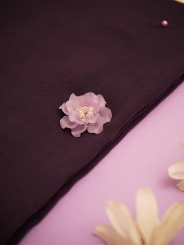 Purple Acyrlic Bloom