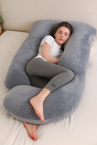 وسائد للحريم حاملة بشكل حرف G لون رصاصي