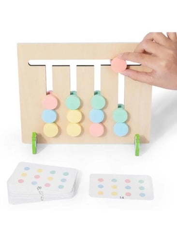 لعبة مونتيسوري لمطابقة الحيوانات الخشبية للأطفال -...