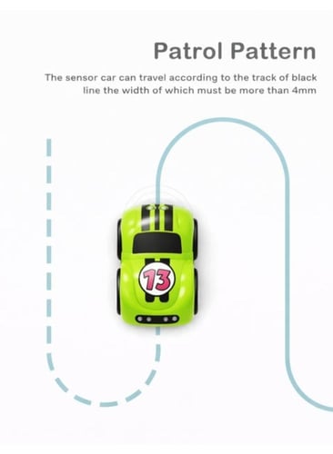 لعبة سيارة ذكية بالتحكم عن بعد وتتبع الخط