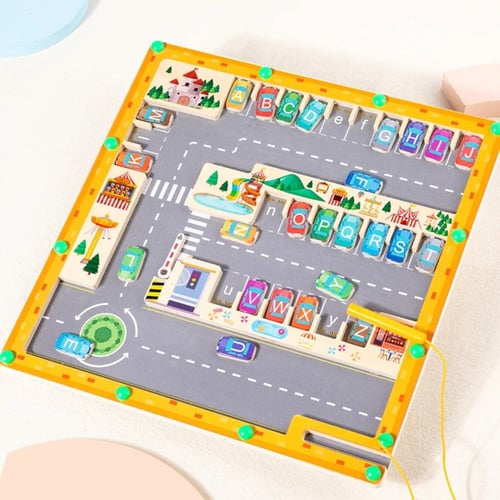 لعبة متاهة مواقف السيارات المغناطيسية