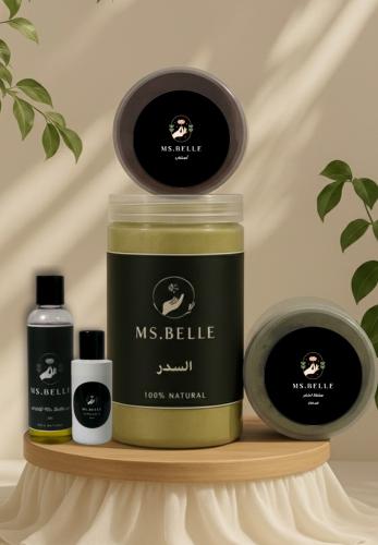 زيت Ms.Belle + سدر + أعشاب + مشاط ( أخضر )