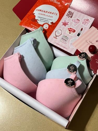 مجموعة برا يومية بدون كلوت مقاس 38B