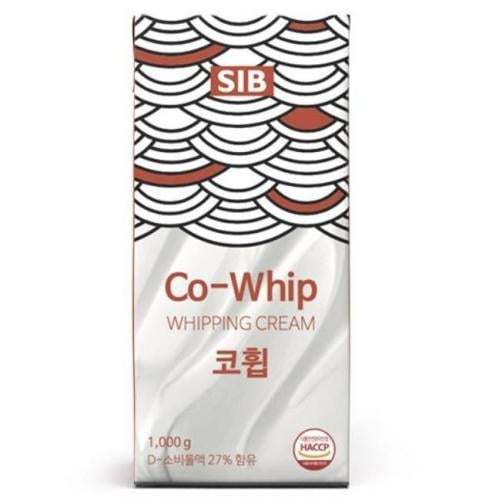 Vegetable whipping cream (Korean) 12×1 liter | CO-...