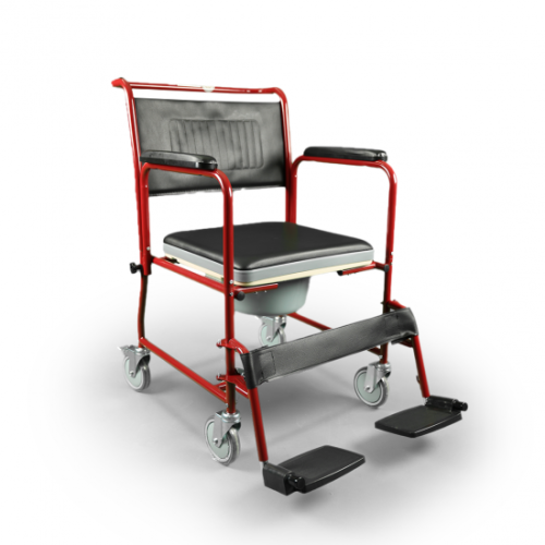 كرسى حمام احمر