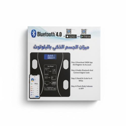 ميزان ذكي لقياس دهون الجسم متعدد الوظائف مناسب للا...