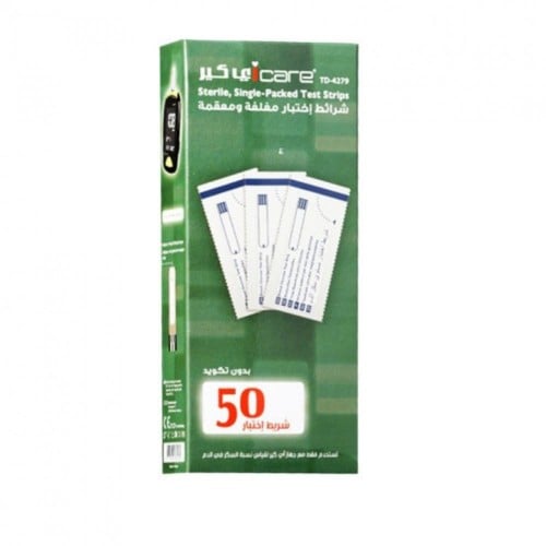 أي كير شرائط قياس السكر في الدم