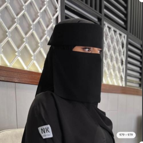نقاب اسلامي قصير ربط