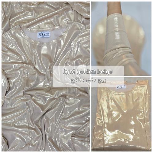 فستان للثوب لامع metallic