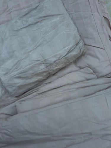 مفارش فندقي قطن مزدوج مع الحشوة القابلة للنزع - 9...