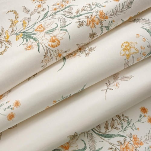 مفارش صيفية قطن مفرد ونص - 5 قطع - سلسلة فيرونيكا...