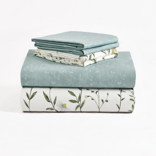 غطاء لحاف صيفي قطن مزدوج - 6 قطع - كڤر سلسلة فيرون...