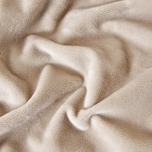 طقم بيت مخدة مخملي - 2 قطع - رمادي فاتح بنفسجي