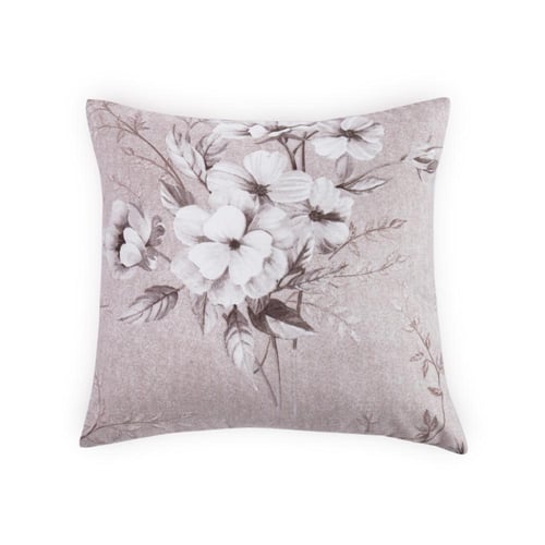 مفرش صيفي مزدوج - 8 قطع - سلسلة سيلين - قهوة فاتحة