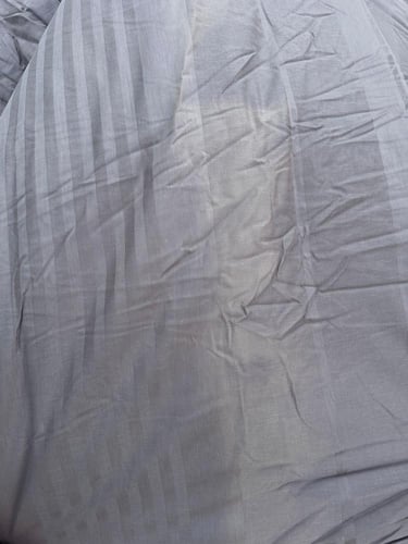 مفارش فندقي قطن مزدوج مع الحشوة القابلة للنزع - 9...