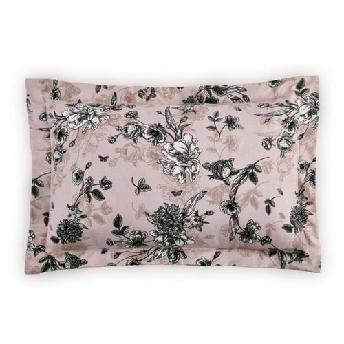 مفرش صيفي مزدوج - 8 قطع - سلسلة سيلين - قهوة فاتحة