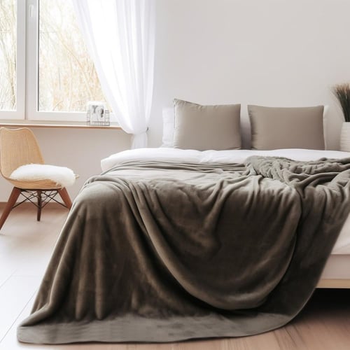 بطانية مخمل خفيفة نفر 230 × 170 - سلسلة رواء - رما...