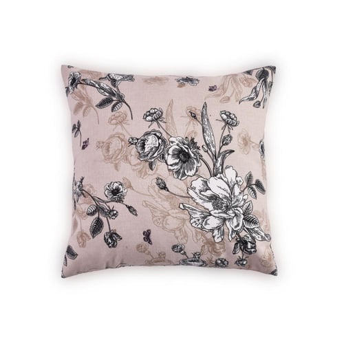 مفرش صيفي مزدوج - 8 قطع - سلسلة سيلين - قهوة فاتحة