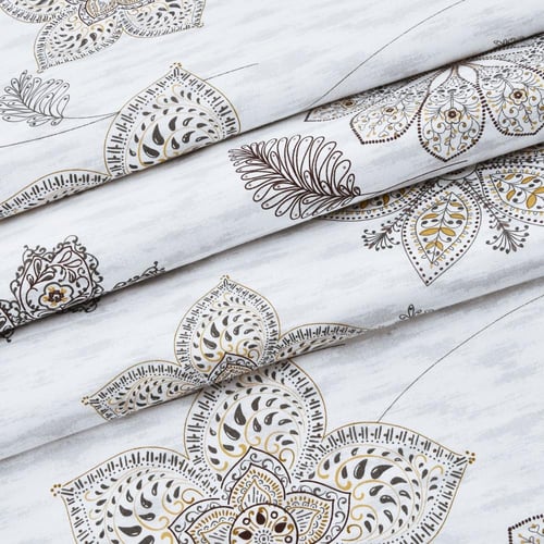 مفارش صيفية قطن مزدوج - 9 قطع - سلسلة فيرونيكا - ر...