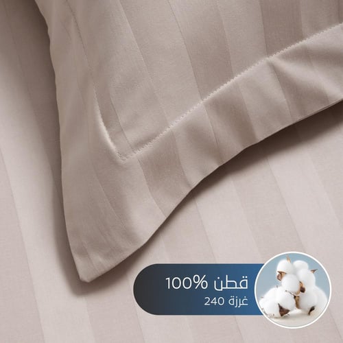 تلبيسة لحاف قطن مفرد - 240 غرزة - 4 قطع - الجمل ال...