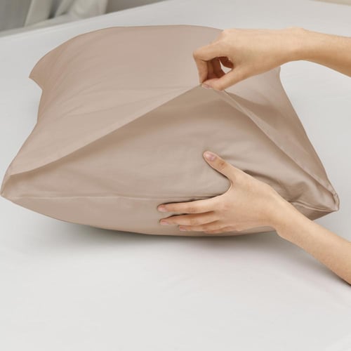 طقم شراشف قطن مفرد ونص - 3 قطع - الجمل الفاتح