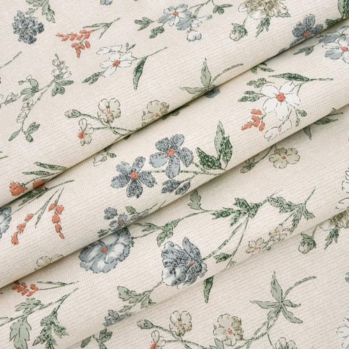 مفرش صيفية قطن مفرد ونص - 5 قطع - سلسلة فيرونيكا -...