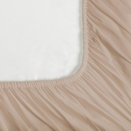 طقم شراشف قطن مفرد ونص - 3 قطع - الجمل الفاتح