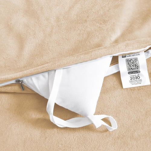 مفرش مزدوج مخمل - 7 قطع - سلسلة لامورا - جمل