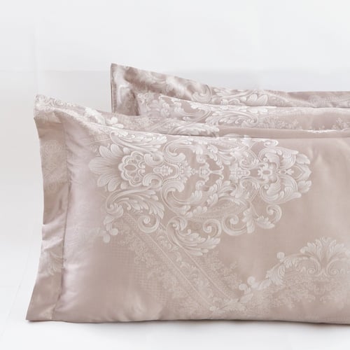 مفرش مزدوج جاكار - 7 قطع - سلسلة إلورا - جمل