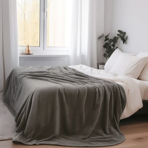 بطانية مخمل خفيفة نفر 230 × 170 - سلسلة رواء - رما...