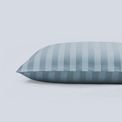 طقم شراشف فندقية مفرد ونص - 3 قطع - أزرق بحيرة