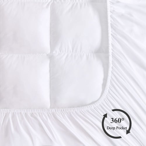 لباد قطن ملكي مزدوج 8 سم - مناسب لسرير 200 × 180 س...