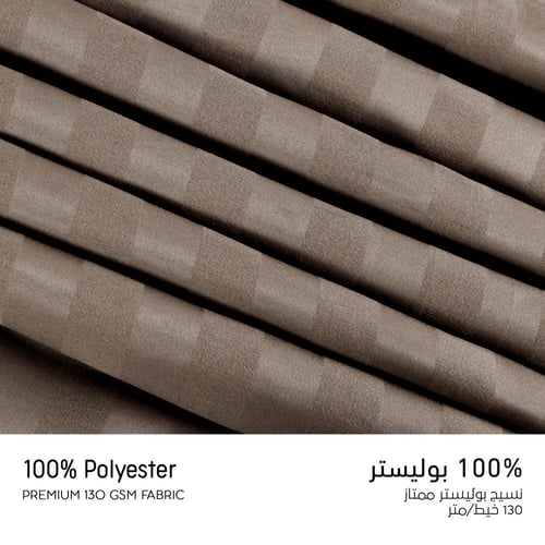 مفرش فندقي مزدوج مع الحشوة القابلة للنزع - 9 قطعة...