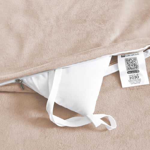 مفرش مفرد مخمل - 5 قطع - سلسلة لامورا - بنفسجي جمل...