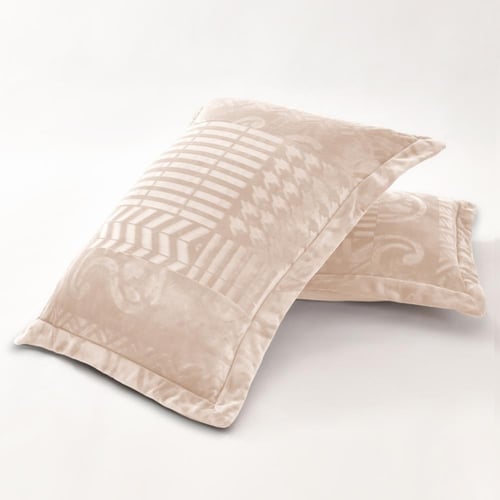 مفرش مزدوج مخمل - 7 قطع - سلسلة لامورا - بنفسجي جم...