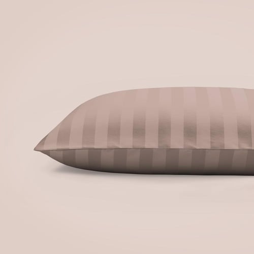 طقم شراشف فندقية مفرد - 2 قطع - رمادي فاتح بنفسجي