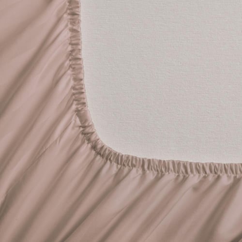 طقم شراشف فندقية مفرد ونص - 3 قطع - رمادي فاتح بنف...