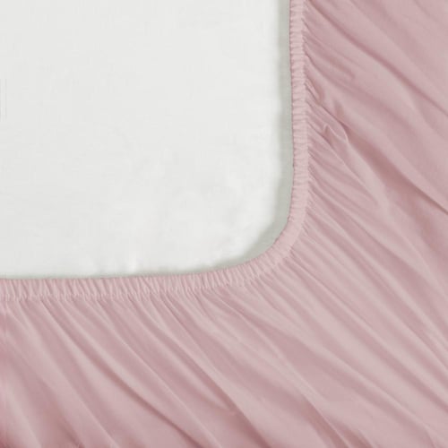 طقم شراشف قطن مفرد ونص - 3 قطع - وردي بنفسجي