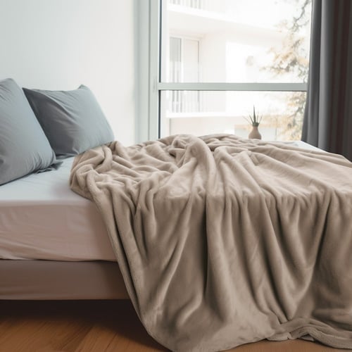 بطانية مخمل خفيفة نفر 230 × 170 - سلسلة رواء - رما...